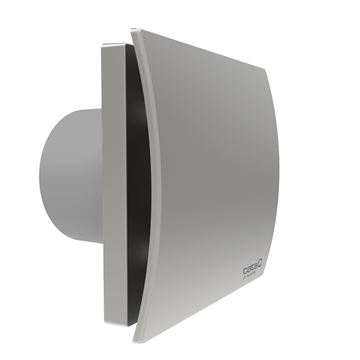 CATA UC 10 SILENTIS HYGRO axiální ventilátor 96,6 mm, nástěnný/stropní, s časovačem, čidlem vlhkosti a zpětnou klapkou, stříbrná 01221200 Obrázek - fotka
