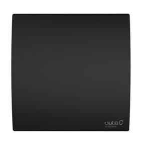 CATA UC 10 SILENTIS BLACK axiální ventilátor 96,6 mm, nástěnný/stropní, se zpětnou klapkou, černá