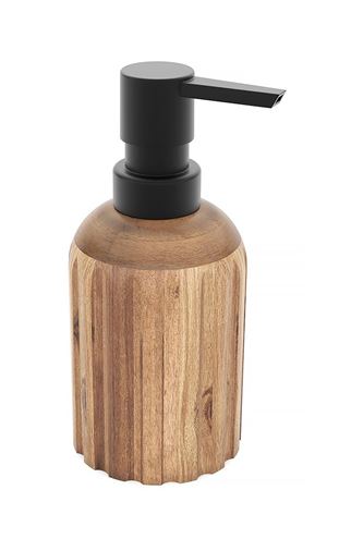 NIMCO AKAYA dávkovač tekutého mýdla 150 ml, černá/akáciové dřevo AK 31 Obrázek - Hlavní obrázek
