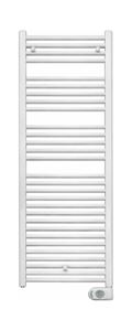 ZEHNDER AURA koupelnový radiátor 1300/500, elektrický, s topnou tyčí, bílá RAL9016