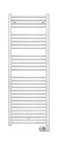 ZEHNDER AURA koupelnový radiátor 1300/600, elektrický, s topnou tyčí, bílá RAL9016