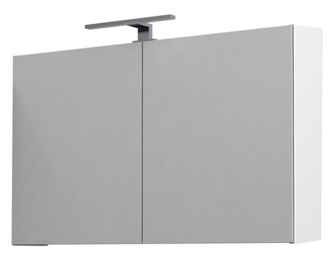 CONCEPT 250 zrcadlová skříňka 100x60x16 cm, osvětlení, s vypínačem a el. zásuvkou, lesklá bílá PTA-018 Obrázek - Hlavní obrázek