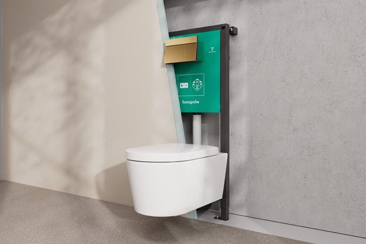 HANSGROHE IFRAME montážní prvek pro WC 115 cm, se splachovací nádržkou 01022180 Obrázek - fotka