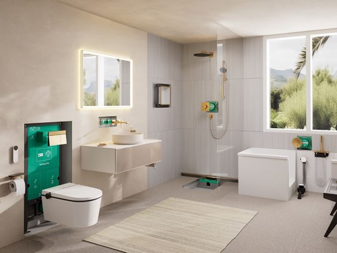 HANSGROHE IFRAME montážní prvek pro WC 115 cm, se splachovací nádržkou 01022180 Obrázek - fotka