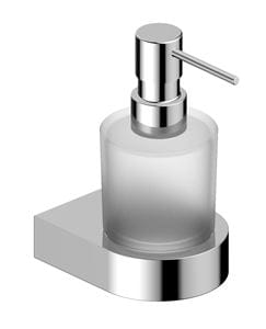 EASY+ dávkovač tekutého mýdla 200 ml, nástěnný, sklo, chrom
