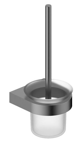 EASY+ WC štětka, nástěnná, sklo, gun metal EASP994-GM Obrázek - Hlavní obrázek
