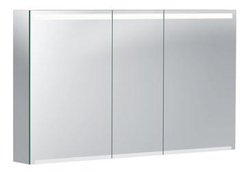 GEBERIT OPTION zrcadlová skříňka 120x70x15 cm, osvětlení, s vypínačem a el. zásuvkou