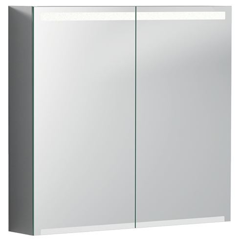 GEBERIT OPTION zrcadlová skříňka 75x70x15 cm, osvětlení, s vypínačem a el. zásuvkou 500.205.00.1 Obrázek - Hlavní obrázek