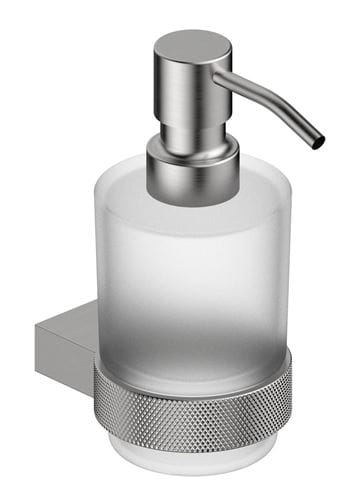 EASY+ STYLE dávkovač tekutého mýdla 200 ml, nástěnný, sklo, broušená nerez ocel EASP189-BS Obrázek - Hlavní obrázek