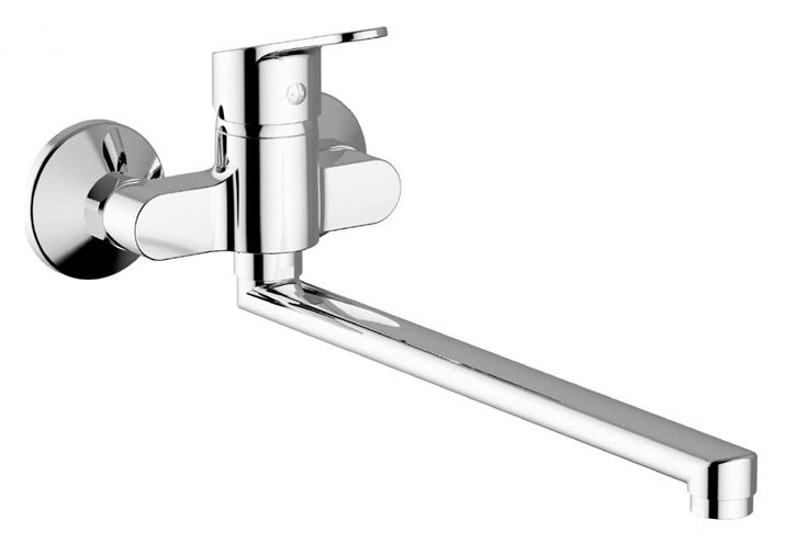 EASY NEW dřezová nástěnná baterie, chrom EA504.0N Obrázek - Hlavní obrázek