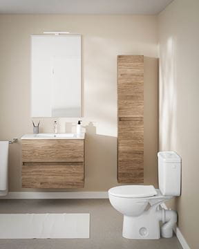 IDEAL STANDARD MIRROR & LIGHT PANDORA LED svítidlo na zrcadlo, 5700 K, 880 lm, 8 W, 308 mm, chrom T320967 Obrázek - fotka