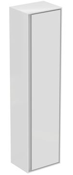 IDEAL STANDARD CONNECT AIR vysoká skříňka 40x30x160 cm, 1 dvířka, matná bílá/lesklá bílá