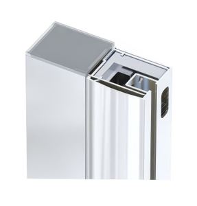 EASY+ nastavovací profil 30x1950 mm, ke sprchovým koutům, matná černá