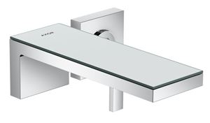 AXOR MYEDITION umyvadlová podomítková baterie, s odtokovou soupravou, EcoSmart, zrcadlové sklo, chrom