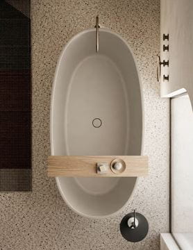 GKI C-SOLID volně stojící vana 176x91 cm, solidtech, sabbia 7239020029 Obrázek - fotka