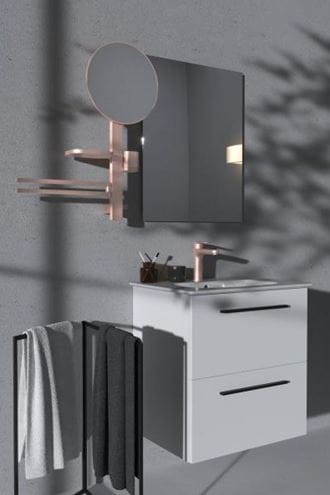 IDEAL STANDARD CERAFINE O umyvadlová stojánková baterie, s odtokovou soupravou, rosé BD131RO Obrázek - fotka