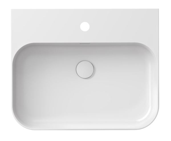 RAVAK CERAMIC SLIM WALL R umyvadlo 55,3 cm, s otvorem pro baterii a přepadem XJX01155000 Obrázek - fotka