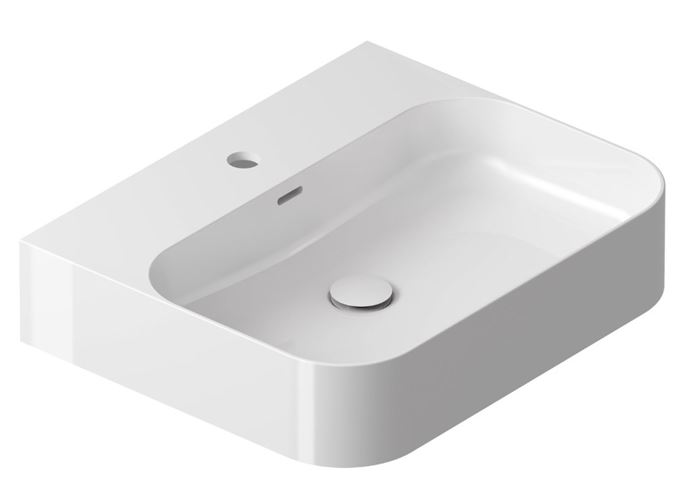 RAVAK CERAMIC SLIM WALL R umyvadlo 55,3 cm, s otvorem pro baterii a přepadem XJX01155000 Obrázek - fotka