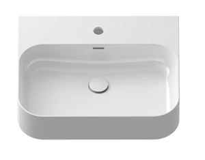 RAVAK CERAMIC SLIM WALL R umyvadlo 55,3 cm, s otvorem pro baterii a přepadem