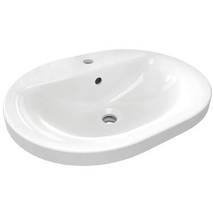 IDEAL STANDARD CONNECT umyvadlo 55 cm, s otvorem pro baterii a přepadem