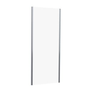 EASY+ boční stěna 80x195 cm, gun metal/čiré sklo