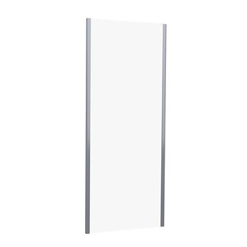 EASY+ boční stěna 90x195 cm, gun metal/čiré sklo
