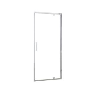 EASY+ sprchové dveře 90x195 cm, pivotové, bright alu/sklo transparent