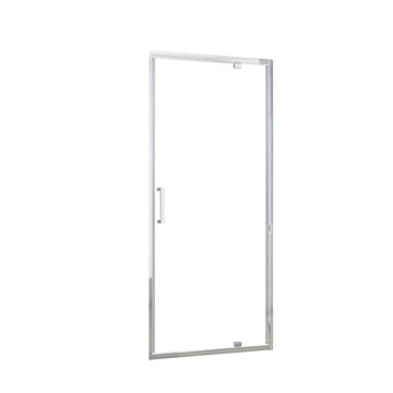 EASY+ sprchové dveře 90x195 cm, pivotové, bright alu/sklo transparent