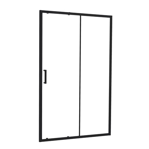 EASY+ sprchové dveře 110x195 cm, posuvné, matná černá/sklo transparent EASDS110CMTR Obrázek - Hlavní obrázek