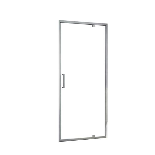 EASY+ sprchové dveře 80x195 cm, pivotové, gun metal/sklo transparent EASDS80GMTR Obrázek - Hlavní obrázek