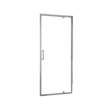 EASY+ sprchové dveře 90x195 cm, pivotové, gun metal/sklo transparent