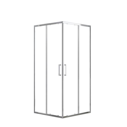 EASY+ sprchový kout 90x90 cm, rohový vstup, posuvné dveře, bright alu/sklo čiré EASKSR090BATR Obrázek - Hlavní obrázek