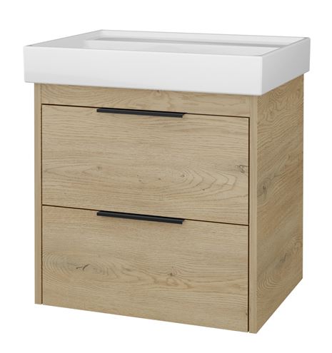 CONCEPT 150 skříňka pod umyvadlo 56,5x45x56 cm, 2 zásuvky, dub Avena 810955 Obrázek - Hlavní obrázek