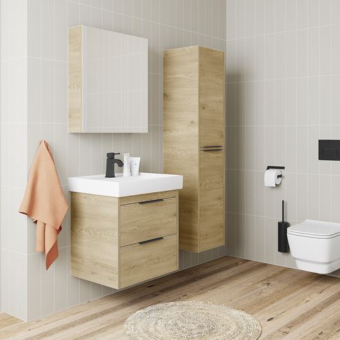 CONCEPT 150 skříňka pod umyvadlo 56,5x45x56 cm, 2 zásuvky, dub Avena 810955 Obrázek - fotka