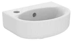 IDEAL STANDARD CONNECT umývátko 35 cm, s otvorem pro baterii vlevo a přepadem