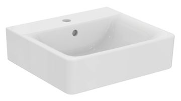 IDEAL STANDARD CONNECT CUBE umyvadlo 50 cm, s otvorem pro baterii a přepadem