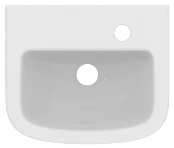 IDEAL STANDARD TEMPO umývátko 35 cm, s otvorem pro baterii vpravo, s přepadem T059701 Obrázek - fotka