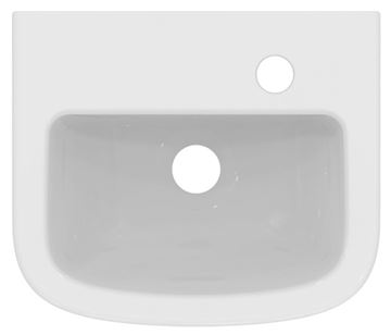 IDEAL STANDARD TEMPO umývátko 35 cm, s otvorem pro baterii vpravo, s přepadem T059701 Obrázek - fotka