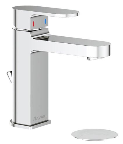 RAVAK CHROME umyvadlová stojánková baterie, s odtokovou soupravou, chrom X070053 Obrázek - Hlavní obrázek