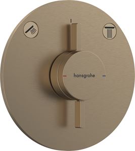 HANSGROHE DUOTURN S podomítková baterie, pro 2 spotřebiče, kartáčovaný bronz