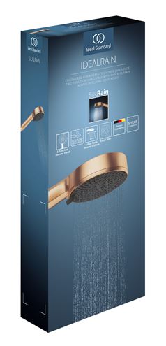 IDEAL STANDARD IDEALRAIN ALU+ ruční sprcha pr. 100 mm, bronz BD580SI Obrázek - fotka