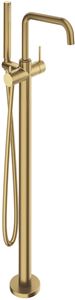 CONCEPT 300 ROUND vanová baterie na podlahu, s přepínačem, se sprchovou soupravou, PVD, brushed gold brass 