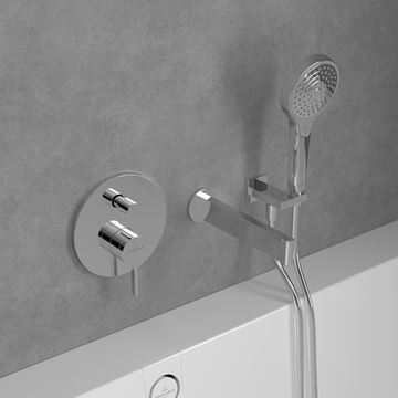 VILLEROY & BOCH DAWN podomítková baterie, pro 2 spotřebiče, chrom TVS10635311061 Obrázek - fotka