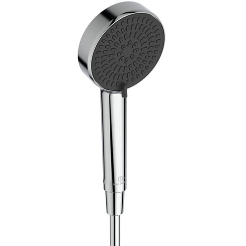 IDEAL STANDARD CERATHERM T25+ sprchový set s termostatickou baterií, horní sprcha, ruční sprcha se 2 proudy, tyč, hadice, chrom A8530AA Obrázek - fotka