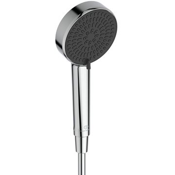 IDEAL STANDARD CERATHERM T25+ sprchový set s termostatickou baterií, horní sprcha, ruční sprcha se 2 proudy, tyč, hadice, chrom A8530AA Obrázek - fotka