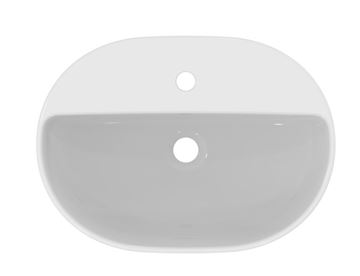 IDEAL STANDARD I.LIFE O umyvadlo na desku 55 cm, s otvorem pro baterii a přepadem T573401 Obrázek - fotka