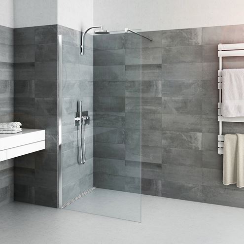 ROTH CARIBA WALK IN CI TWF stěna walk-in 110x200 cm, brillant/čiré sklo CI TWF 11020 VPF Obrázek - fotka