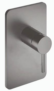 CONCEPT 300 ROUND sprchová podomítková baterie, brushed metallic 