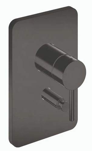 CONCEPT 300 ROUND sprchová podomítková baterie, s přepínačem, imperial black CRIPH68976CON Obrázek - Hlavní obrázek