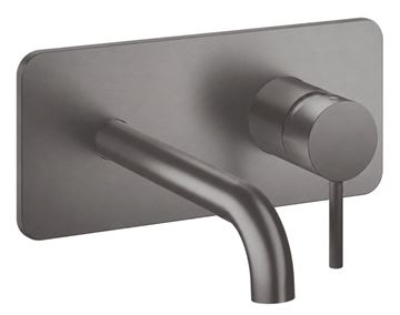 CONCEPT 300 ROUND umyvadlová podomítková baterie, brushed metallic